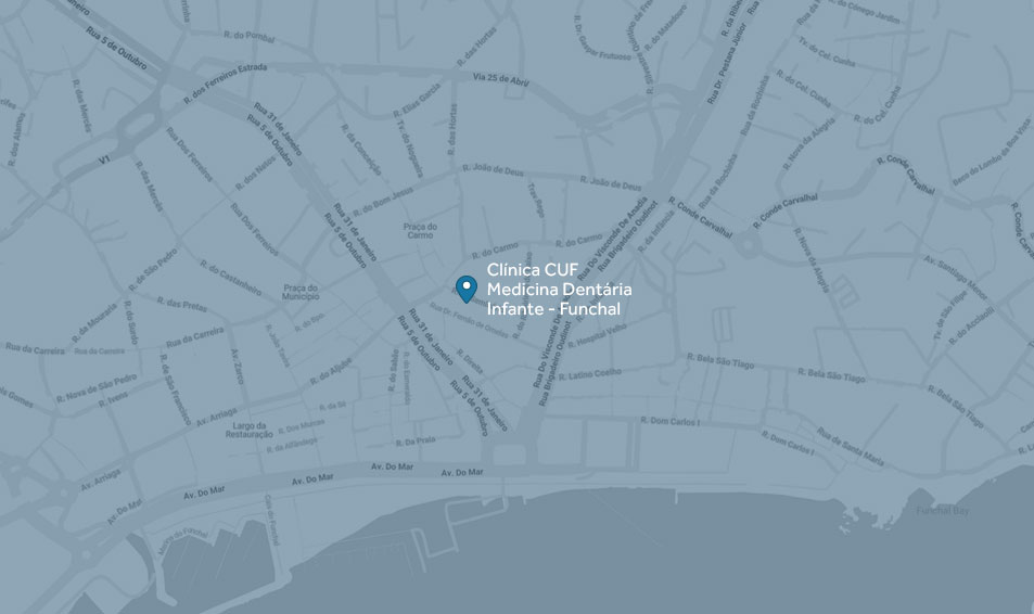 Clínica CUF Medicina Dentária Seminário - Funchal — mapa